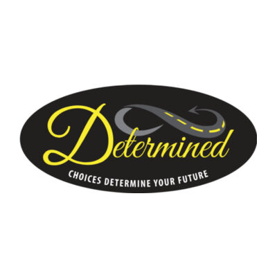Determined Oval Sticker Thumbnail